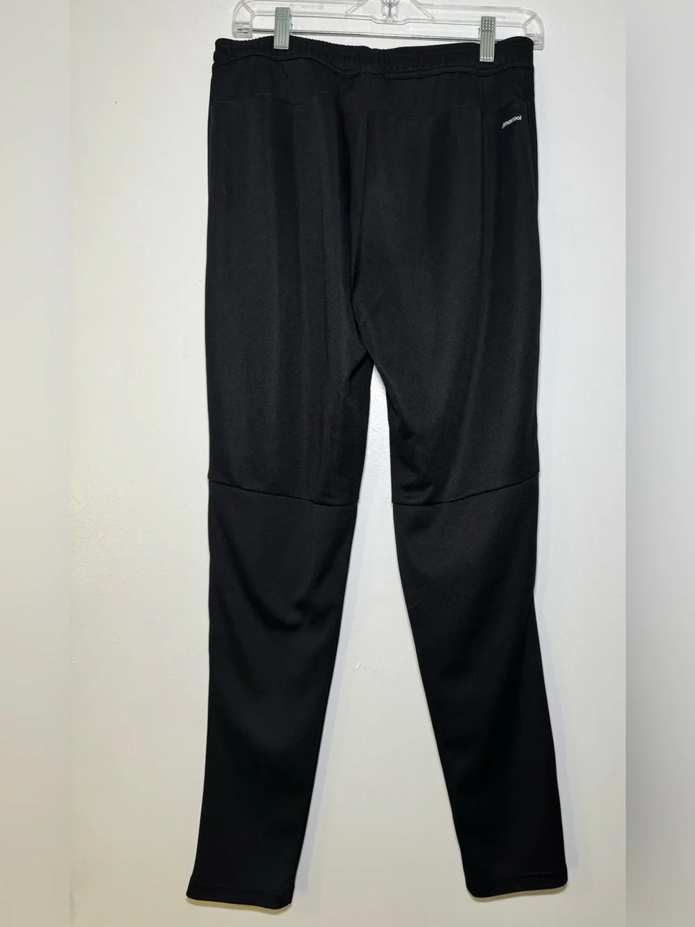 Adidas Mens Climacool Soccer Training Track Pants Size Medium Black Ankle Zip